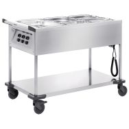 Chariots de distribution de repas 3 cuves simples SAW 3