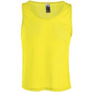 Chasuble personnalisable polyester jaune citron