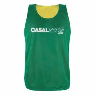 Chasuble réversible vert sapin jaune Casal Sport