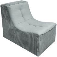 Chauffeuse 1 place Loto velours Poso lisse et cotelé - MMP