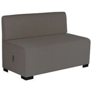 Chauffeuse 2 places Hizia tissu polyester - Alba