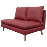 Chauffeuse 2 places Riga enduit PVC non classé feu