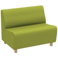 Chauffeuse 2 places accueil Izari pied bois Sokoa