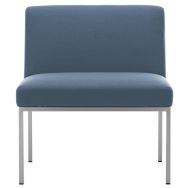 Chauffeuse Atrium tissu M1 Bleu gris