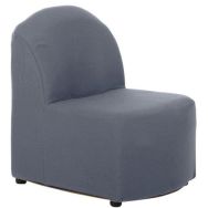 Chauffeuse Bowling tissu enduit PVC M2 déhoussable coloris gris