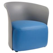 Chauffeuse KIRI enduit PVC Pétrole non feu M1