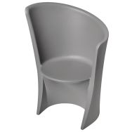 Chauffeuse Livy enfant polyéthylène gris clair