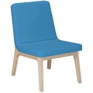 Chauffeuse Zelos sans surpiqûre hêtre Pétrole