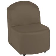 Chauffeuse droite Bowling Non déhoussable enduit PVC M1 Urban Taupe