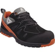 Chaussures basse croute velours S3 HRO SRC noir-orange T47 - la paire