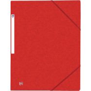 Chemise A4 3 rabats avec élastique TopFile - Carte lustrée