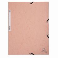 Chemise Aquarel A4 3 rabats à élastique - Exacompta
