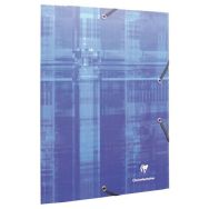 Chemise à élastique 3 rabats 24x32cm couleurs assorties