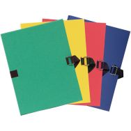 Chemise dos extensible avec rabat papier - 24x32cm