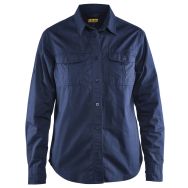 Chemise twill femme marine