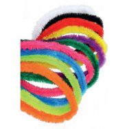 Chenilles géantes Fluffy Assorties Ø 3cm - 120cm - x50