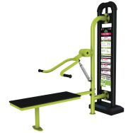 Chest press à piston pour parcours sportif Freetness