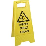 Chevalet Attention surface glissante