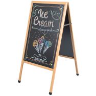 Chevalet Stop-trottoir en bois - 120 x 60 cm - Bi-Silque