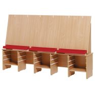 Chevalet compact 200 x 32 x 122 cm