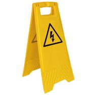 Chevalet de signalisation - Pictogramme Danger électricité