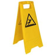 Chevalet de signalisation - Pictogramme Sol glissant