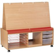 Chevalet mobile 129 x 60 x 112 cm