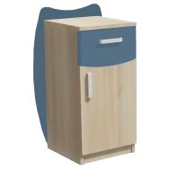 Chevet 1 tiroir 1 porte Forma 45,5x74,5x35 cm