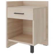 Chevet EDY angle à gauche niche et tiroir-Enond Mobilier