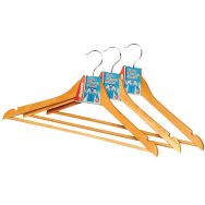 Cintre bois col galbé verni 43cm