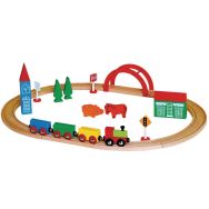 Circuit de train en bois