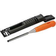 Ciseau à bois manche polypropylène orange - Bahco