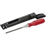 Ciseau à bois manche polypropylène rouge - Bahco