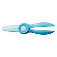 Ciseaux bouts ronds débutants 11 cm ambidextre coloris bleu