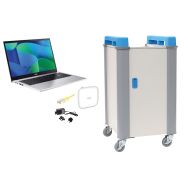 Classe mobile 15+1 portables 15,6'' I5 en chariot Lapcabby