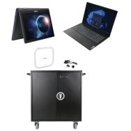 Classe mobile 16 ordinateurs hybrides 12'' en chariot Notecart - Asus