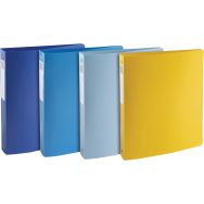 Classeur Bee Blue A4 maxi - lot de 12 - couleurs assorties - Exacompta