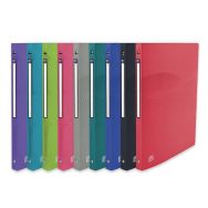 Classeur Osmose A4 Dos 20mm 4 Anneaux Ronds Couverture Polypro Coloris Assortis
