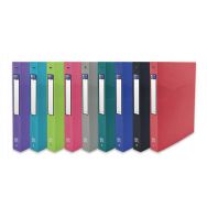 Classeur Osmose A4 Dos 40mm 4 Anneaux Ronds Couverture Polypro Coloris Assortis
