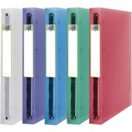 Classeur Oxford 2nd Life A4+ D40 4 annx PP Translucide Ass.