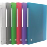 Classeur Oxford Hawaï A4 Dos 20mm 4 anneaux Polypro - Assorti
