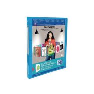 Classeur polyvision format A4 dos 20 mm 4 anneaux ronds - Oxford