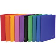 Classeur à 4 anneaux opaque à couleurs assorties