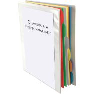 Classeur à personnaliser Smartfolder - A4 - Onglet assorti