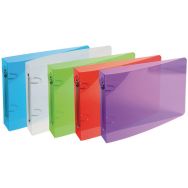 Classeur pour fiches bristol 100x150 2 anneaux 25mm pp