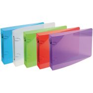Classeur pour fiches bristol 125x200 2 anneaux 25mm pp