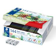 Classpack 144 crayons couleurs Noris Colour Staedtler + 3 taille crayons gratuits