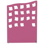 Claustra Folio panneau 1/2 plein 120 x 170 cm, rose