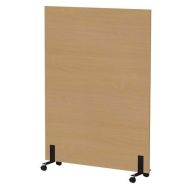 Claustra Milan 120x160cm sur roulettes Hêtre naturel