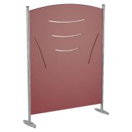 Claustra Tiges 120 x 160 cm stratifié MDF cerise - gris 9006